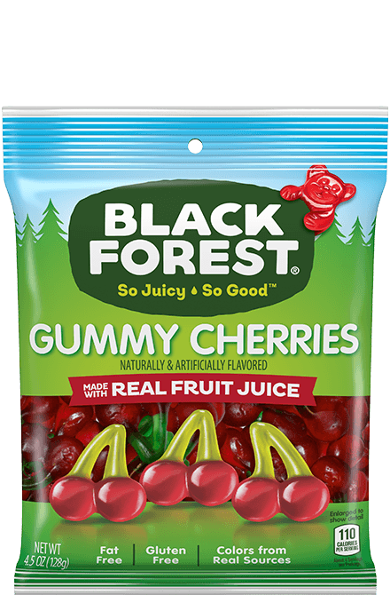 Black Forest Gummy Cherries front